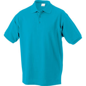 Booru | Polo manches courtes personnalisé pour homme Turquoise