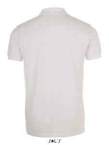 Brandy Men | Polo manches courtes personnalisé pour homme Blanc Marine 1