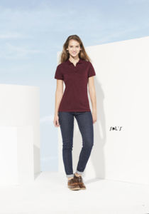 Brandy Women | Polo manches courtes publicitaire pour femme 1