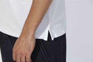 Competes Pocket | Polo manches courtes personnalisé pour homme Blanc Bleu 3