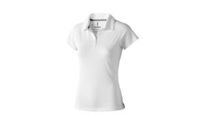 Coolfit Femme | Polo manches courtes publicitaire pour femme Blanc