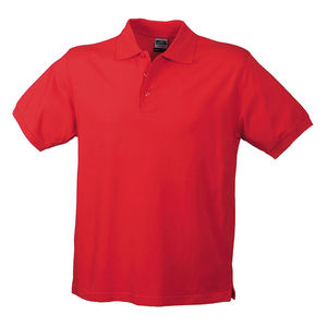 Dellu | Polo manches courtes publicitaire pour homme Rouge