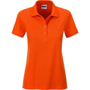 Doony | Polo manches courtes publicitaire pour femme Orange foncé