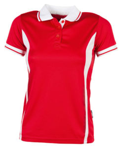 Doore | Polo manches courtes publicitaire pour femme Rouge