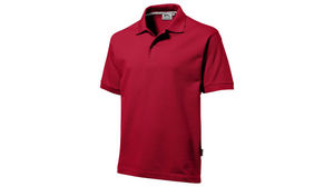 F-Hand | Polo manches courtes personnalisé pour homme Rouge foncé