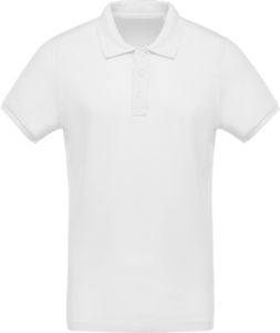 Foovoo | Polo manches courtes publicitaire pour homme Blanc 1