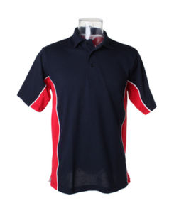 Gamegear Track | Polo manches courtes personnalisé pour homme Marine Rouge 1