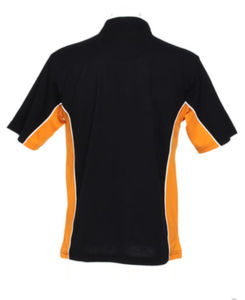 Gamegear Track | Polo manches courtes personnalisé pour homme Noir Orange 2