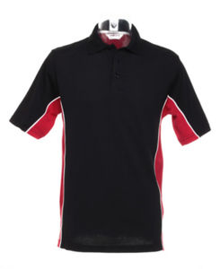 Gamegear Track | Polo manches courtes personnalisé pour homme Noir Rouge 2