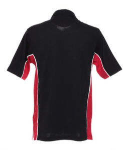 Gamegear Track | Polo manches courtes personnalisé pour homme Noir Rouge 3