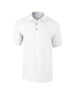 Gassa | Polo manches courtes publicitaire pour homme Blanc 3