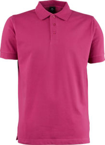 Gerry | Polo manches courtes publicitaire pour homme Rose 1