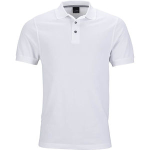 Goonoo | Polo manches courtes personnalisé pour homme Blanc