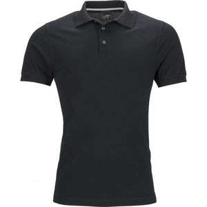 Goonoo | Polo manches courtes personnalisé pour homme Noir