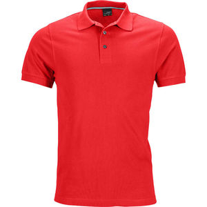 Goonoo | Polo manches courtes personnalisé pour homme Rouge clair