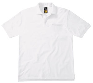 Gujy | Polo manches courtes personnalisé pour homme Blanc 2