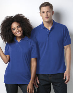 Gyfoo | Polo manches courtes publicitaire pour homme Bleu royal 4