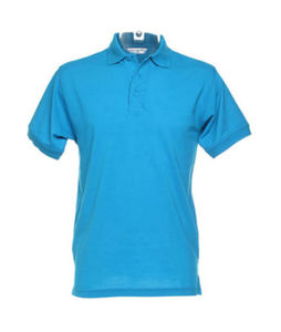 Gyfoo | Polo manches courtes publicitaire pour homme Turquoise 1