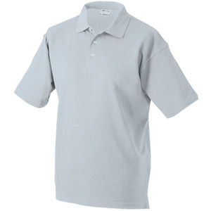 Hawy | Polo manches courtes personnalisé pour homme Gris clair