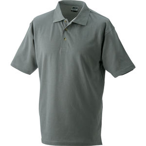 Hawy | Polo manches courtes personnalisé pour homme Gris foncé