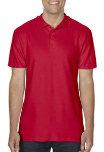 Iaffatu | Polo manches courtes publicitaire pour homme Rouge 1