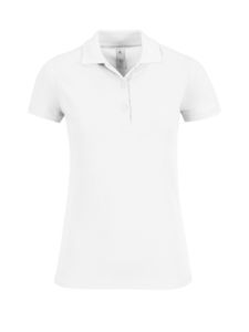 Ioguti | Polo manches courtes publicitaire pour homme Blanc