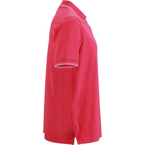 Jyho | Polo manches courtes personnalisé pour homme Rose 4