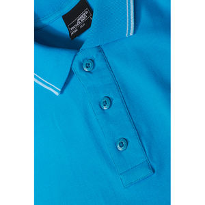 Jyho | Polo manches courtes personnalisé pour homme Turquoise 7