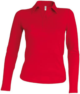 Kariban V | Polo manches courtes personnalisé pour femme Rouge