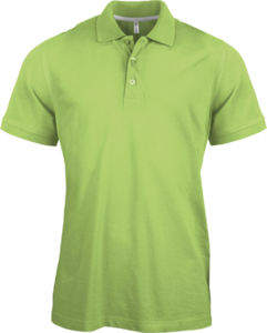 Kariban Vii | Polo manches courtes publicitaire pour homme Lime