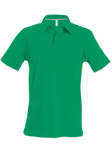 Kariban Vii | Polo manches courtes publicitaire pour homme Vert Kelly