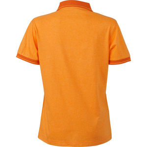 Koojo | Polo manches courtes publicitaire pour femme Orange mélangé Orange foncé 1