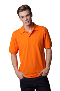 Kyssa | Polo manches courtes personnalisé pour homme Orange 1