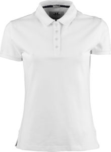 Ladies College | Polo manches courtes publicitaire pour femme Blanc 2