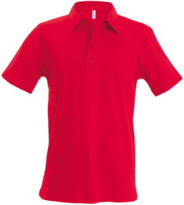 Lage | Polo manches courtes publicitaire pour homme Rouge