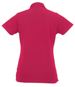 Lala | Polo manches courtes personnalisé pour femme Fuchsia 2