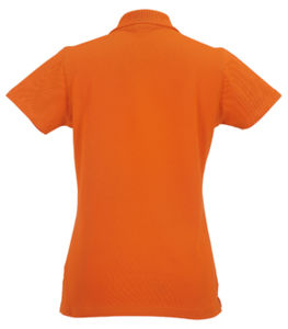 Lala | Polo manches courtes personnalisé pour femme Orange 2