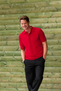 Linnu | Polo manches courtes publicitaire pour homme Rouge 1