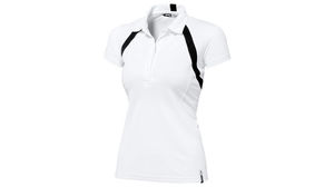 Lobfit Femme | Polo manches courtes publicitaire pour femme Blanc Noir