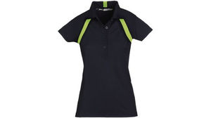 Lobfit Femme | Polo manches courtes publicitaire pour femme Marine Vert pomme