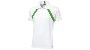 Lobfit | Polo manches courtes publicitaire pour homme Blanc Vert clair