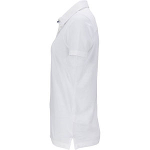 Loly | Polo manches courtes publicitaire pour femme Blanc Marine Blanc 3