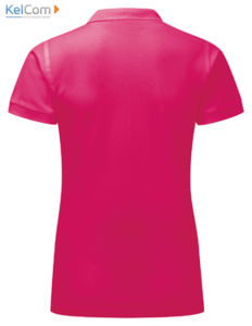 Looki | Polo manches courtes publicitaire pour femme Fuchsia 2