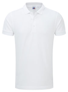 Men'S Stretch | Polo manches courtes personnalisé pour homme Blanc 1