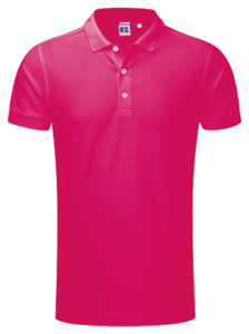 Men'S Stretch | Polo manches courtes personnalisé pour homme Fuchsia 1