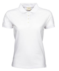 Nake | Polo manches courtes publicitaire pour femme Blanc 1