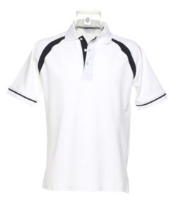 Oak Hill | Polo manches courtes publicitaire pour homme Blanc Marine 2