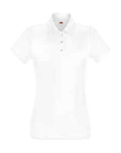 Pacoo | Polo manches courtes publicitaire pour femme Blanc 2