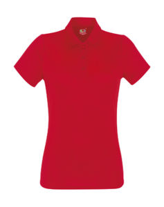 Pacoo | Polo manches courtes publicitaire pour femme Rouge 1