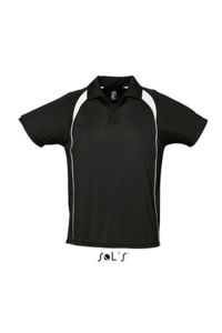 Palladium | Polo manches courtes publicitaire pour homme Noir